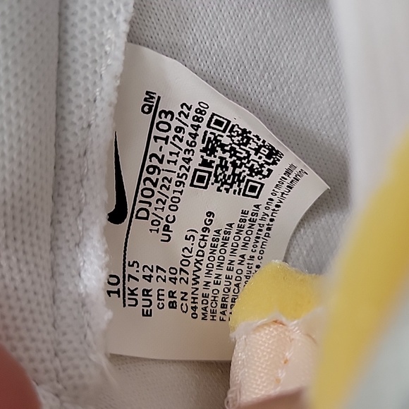 Nike Blazer Low Platform Sneaker White / Pink Blaze Womens 10 - Picture 6 of 10